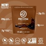 No Cow Vegan Protein Powder, Vanilla, 22g Plant Based Protein, Recyclable Aluminum Container & Scoop, Non Dairy, Soy Free, Low Sugar, Low Net Carb, Gluten Free, Naturally Sweetened, Non GMO, Kosher - Image 3